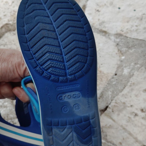 Crocs kids sandals like new, blue