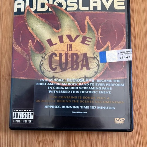 Audioslave Live in Cuba DVD like new
