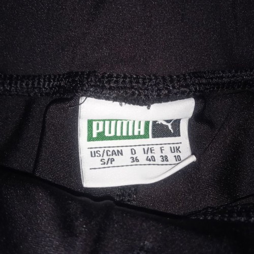 Puma leggings S black with mesh like new, worn twice