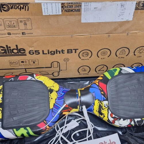 UrbanGlide 65 Light BT Hoverboard like new with Bluetooth and LED