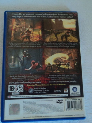 Prince of Persia Warrior Within PS2 game used, no manual