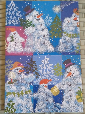 Συλλεκτικές κάρτες του 2000 με ζωγραφισμένους πίνακες, σε άριστη κατάσταση, πακέτο 6