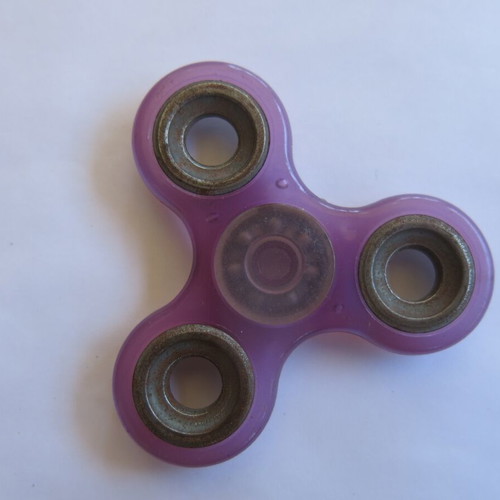 Metal Fidget Spinner purple used