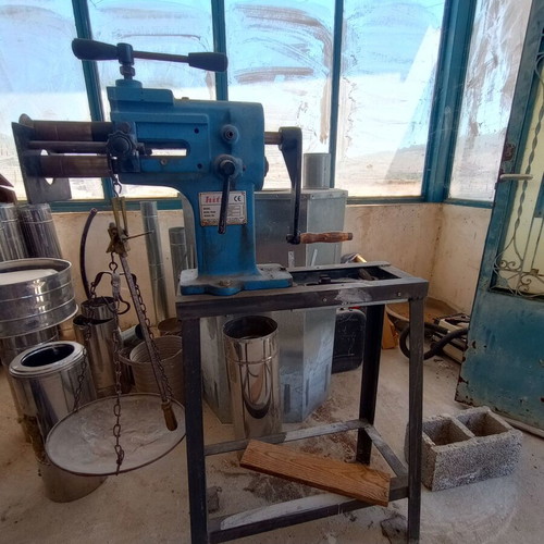 Used workshop equipment from fireplace manufacturing closure