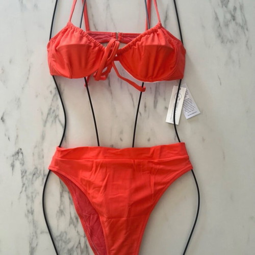 Zebras & Libras bralette orange, new, size S