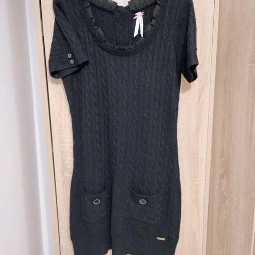Pepe Jeans dress blouse size M like new, black