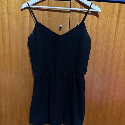Stradivarius black one-piece shorts used, size L