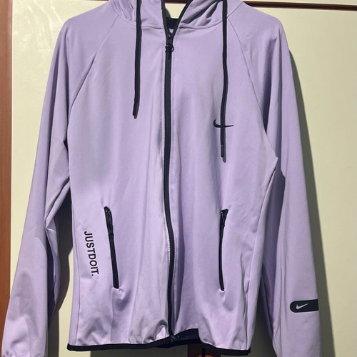 Nike sports jackets like new, gray and purple, size XL