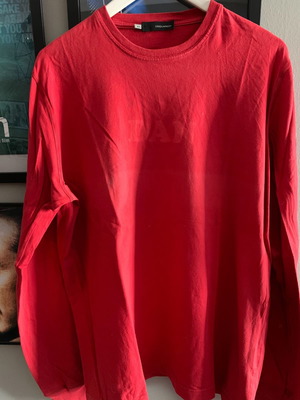 Dsquared2 shirt used, red, size XXL
