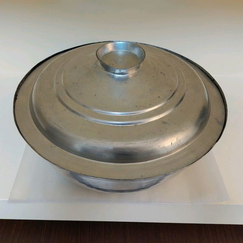 Copper pot used, collectible with engraved year 1956