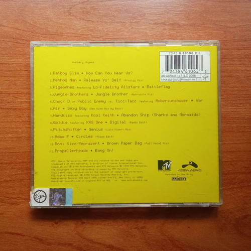 MTV AMP 2 Various Dance Electronic Hip Hop CD used, 1990s