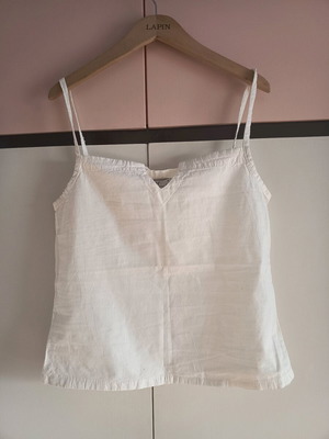 White cotton t-shirt like new, size XS