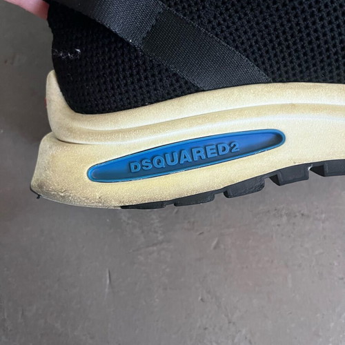 Dsquared2 men's sneakers used, size 41, black