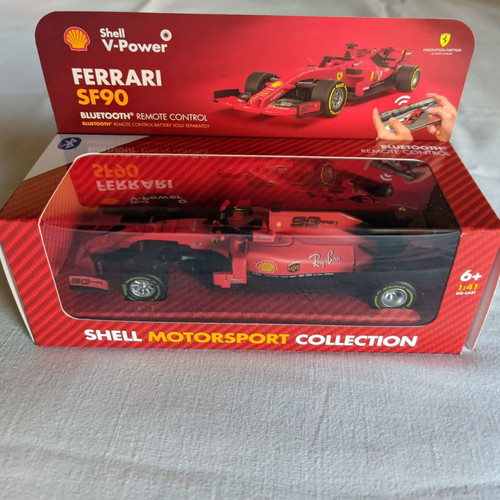 Τηλεκατευθυνόμενο αυτοκίνητο Shell Motorsport Collection Ferrari SF90 καινούργιο 1:41