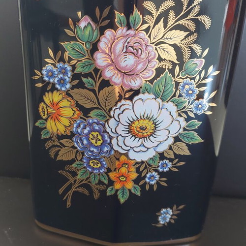 Handmade decorative vase Greece 24K gold like new