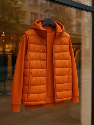 Εφηβικό μπουφάν H&M πορτοκαλί καινούργιο, κατάλληλο για φθινόπωρο και άνοιξη