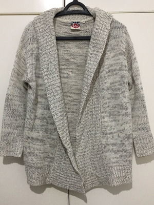 Lee Cooper knitted cardigan like new, beige-gray, size M