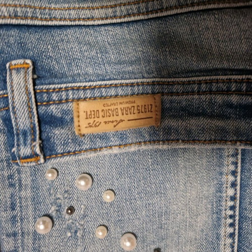 Zara jeans like new, blue, sizes XXS and XS