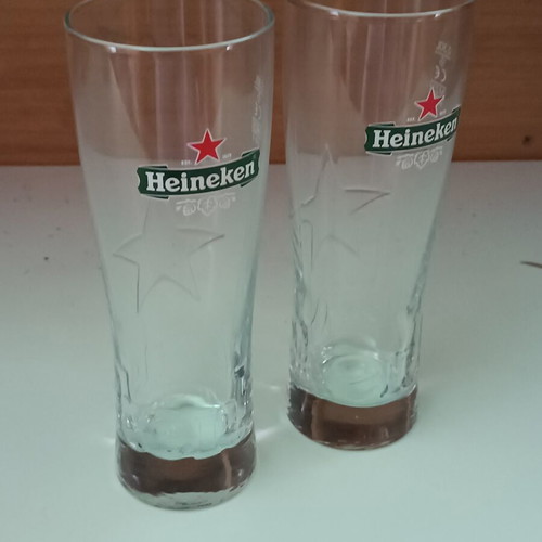 Ποτήρια μπύρας Heineken 0.3l πακέτο 2 καινούργια