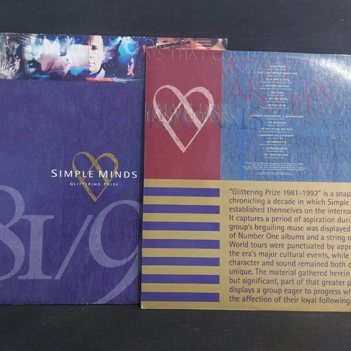 Simple Minds Glittering Prize vinyl used, very good condition