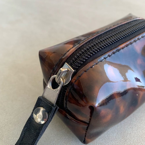 Coin wallet-keyring VERO Leopard waterproof synthetic like new