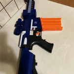 Automatic toy gun used