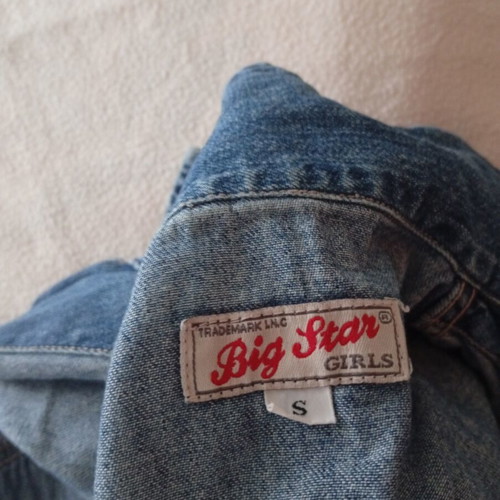 Big Star Denim Button-Up Dress Small Used, Blue