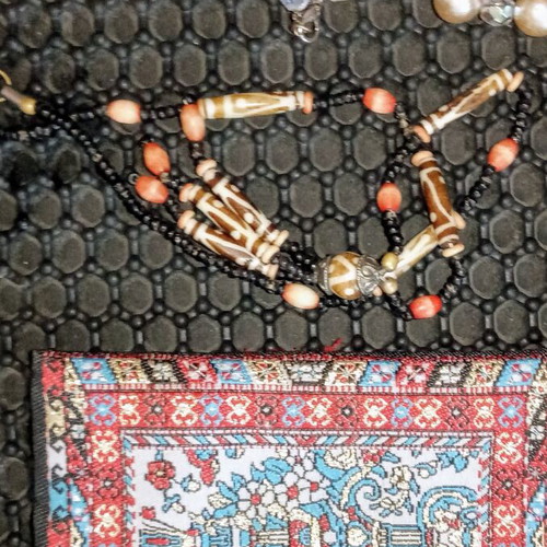 Malas necklaces from Tibet used with book gift