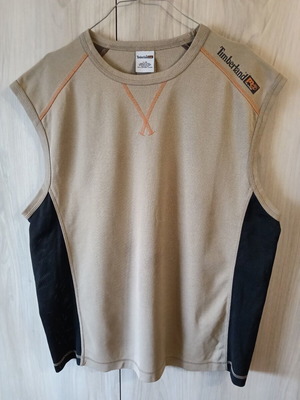 Timberland sleeveless shirt used, size large, loose fit