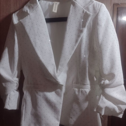 Elegant women's blazer new, size S, made in Italy, white