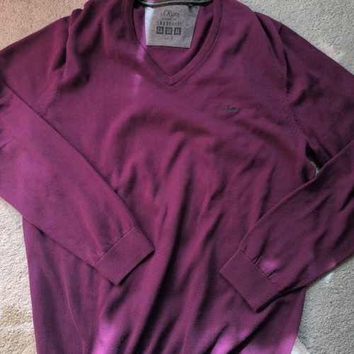 S.Oliver purple pullover size L like new