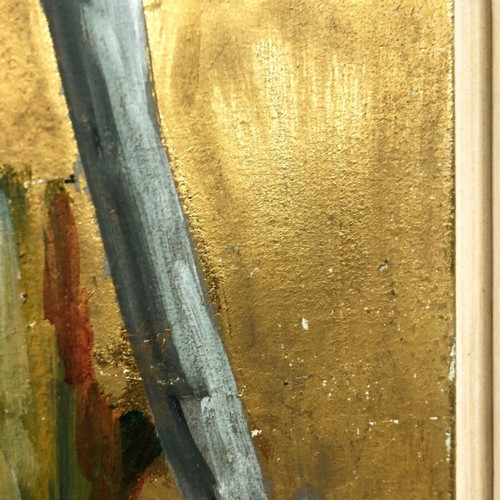 Oil Painting by P. Makris used, framed 70x90 cm