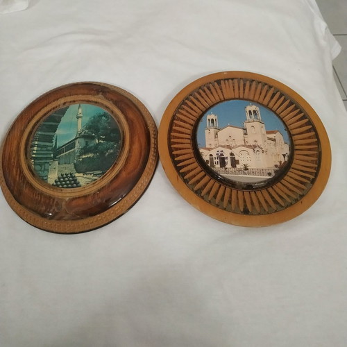Vintage cadrakia used, set of 2 pieces