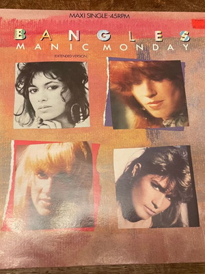 Bangles Manic Monday 12" maxi single used, pop
