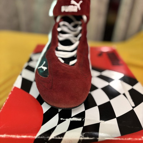 Puma Grit Cat Co Vintage Motorsport Boots, EU 46, red white black