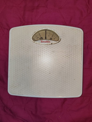 Vintage Terraillon mechanical bathroom scale used