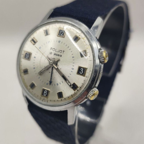 Vintage USSR Mechanical Alarm Mens Watch used