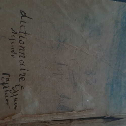 Greek-French Dictionary by N. Kontopoulos 1872 used
