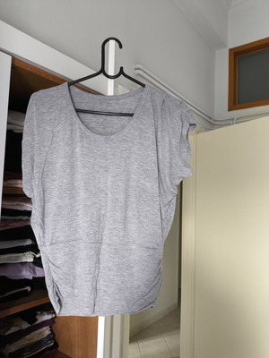 Gray blouse like new, sizes S and M