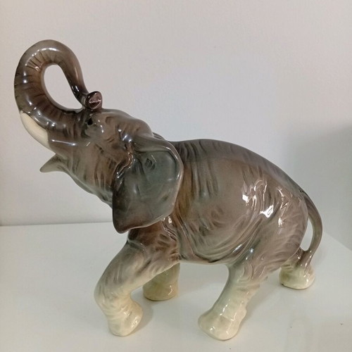 Antique Kortendorf Germany porcelain elephant figurine