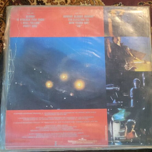 U2 Under a Blood Red Sky vinyl used, rock