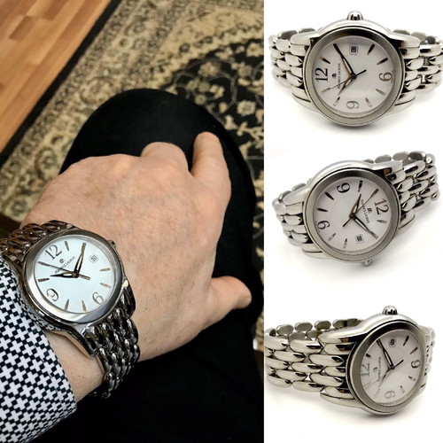 Maurice Lacroix wristwatch new men's with scratch-resistant sapphire and waterproof