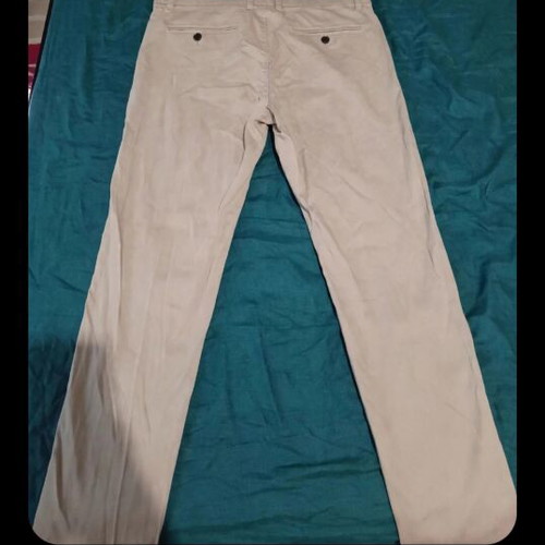 Tom Tailor summer cotton pants set of 2, new, size 34, beige and green