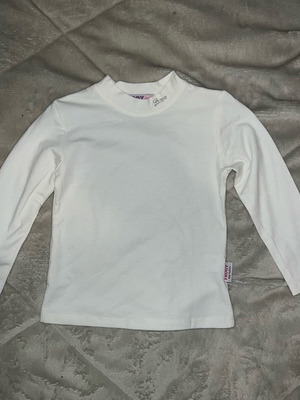 Froggy long-sleeve white shirt for girl like new, 92 cm