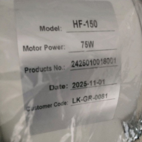 Duct Fan new, unused