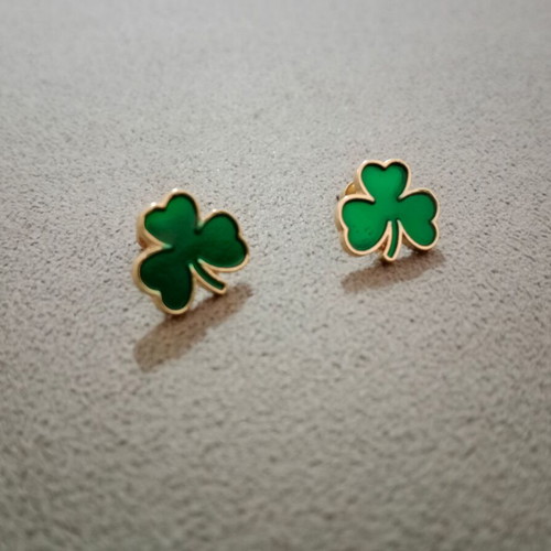 Panathinaikos Shamrock Earrings new