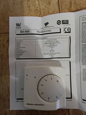 Olympia Electronics BS-900 thermostat new