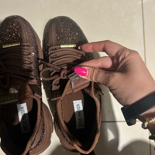 Steve Madden sneakers like new, brown, size 39