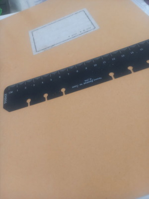 Ruler bookmark like new, dual use collectible