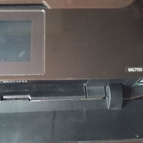 Πολυμηχάνημα Canon MG7150 μεταχειρισμένο, δεν αναγνωρίζει την κεφαλή, καφέ